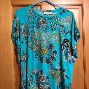 Hale Bob Paisley Top or Blouse, Size S